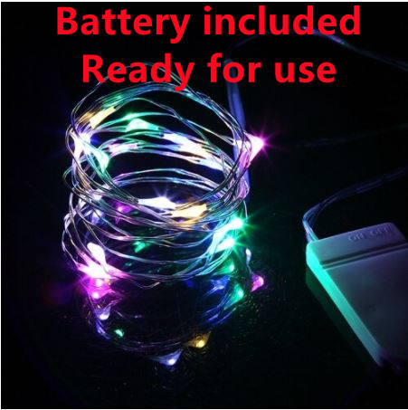 🔥SG LOCAL STOCK🔥2M 3M 5M 10M Fairy Lights Battery included & Ready for use LED Fairy Lights for Party Propose Wedding Event Cake Decoration Gift Box Decoration Christmas Accessory