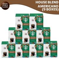 Starbucks House Blend – Americano Black Coffee Pods / Coffee Capsules by Nescafe Dolce Gusto 12 servings