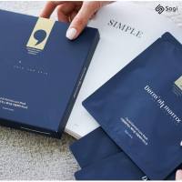 [1 box 4 pieces] KOREA Sleeping Collagen Mask Dermal Matrix (E: 2028) | Derm All Matrix Facial Dermal Care Mask Whitening Calming Regenerating