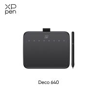 【Local delivery】XPPen Deco 640 Drawing Tablet Pen Tablet with 16384 Pressure Levels Stylussupport 60° tiltwith 8 shortcut keys16 cm x 9 cm Active Drawing AreaBest for OSU! Games