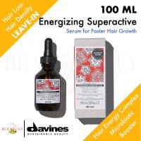 Davines NaturalTech Energizing SuperActive Serum 100ml - For Scalp and Hair Prone to Falling Out