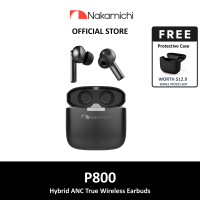 Nakamichi P800 Hybrid ANC True Wireless Earbuds 6 Microphones