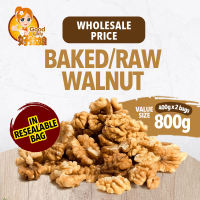 [Healthy Nuts] USA Raw/Baked Walnuts - 800g (400g x 2 packs)