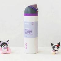 【100%Original】 Owala FreeSip24/32ozStainless-Steel Water Bottle with LockingPush-Button Lid and Straw