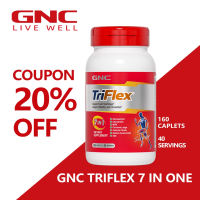GNC TriFlex Support Joint Cartilage Support Healthy Joint Function 7 In 1 Glucosamine Chondroitin MSM Curcuma Longa Calcium Citrate Sodium Hyaluronate VD3  160 Capslue