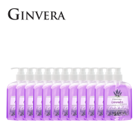 [Carton Deal] GINVERA Hand Liquid Soap 500ml - Lemongrass Sea Salt Bamboo Salt Chamomile Oat Milk Peach Lavender