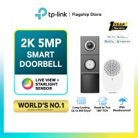 TP-Link Smart Doorbell Long Battery Life Waterproof Wireless with 2K 5MP Wifi Camera Tapo D235/D230S1/D210/D205