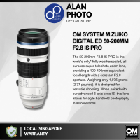OM SYSTEM M.Zuiko Digital ED 50-200mm F2.8 IS PRO Lens [EZ-M5020PRO.W/W] | Olympus Singapore Warranty