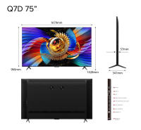 NEW 2026 | TCL Q7D Pro (C7K Upgrade) SQD-Mini LED 4K TV｜55 65 75 inch｜AI Smart TV｜Up to HDR 2000nits｜144Hz Native Refresh Rate