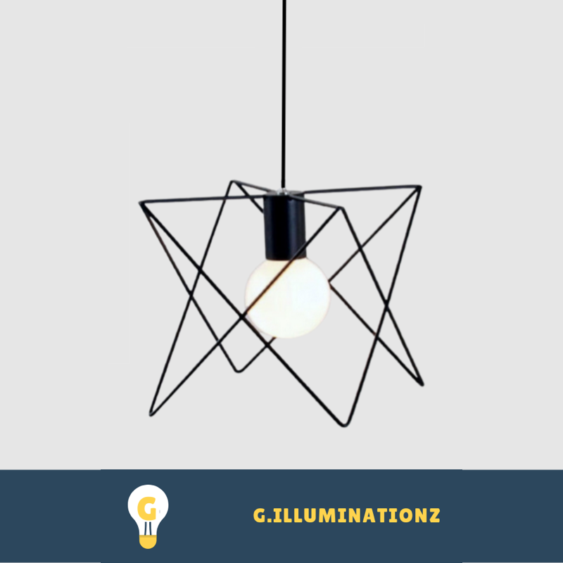 Nordic Industrial Single Pendant Hanging Light / Retro Chandelier / Vintage Fitting Fixture for Dining