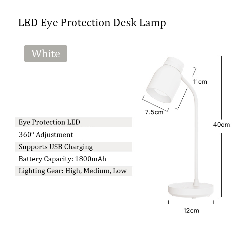 【SG Seller】Rechargeable LED Table Lamp Portable Reading Study Light Table Light Night Light Creative Sunset Light Atmosphere Sense USB Charging Desk Lamp Student Dormitory Lamp Home&Office
