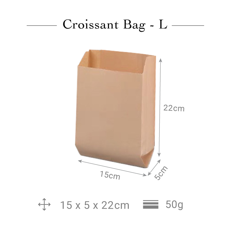 Kraft Paper Bag White and Brown Kraft Paper Bags for Food Storage Kitchen Supplies Household Supplies