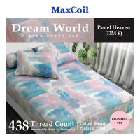 MaxCoil Dream World Fitted Bedsheet Set |  Available in 6 Sizes