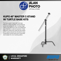Kupo CT-40MK [Silver / KS704712] / CT-40MKB [Black / KS704811] 40″ Master C-stand W/ Turtle Base Kits