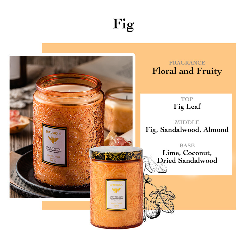 LARGE Scented Candle Aromatherapy Essential Oil romantic candle Aesthetic candle 400g/14oz 80 hour burn Gift Box