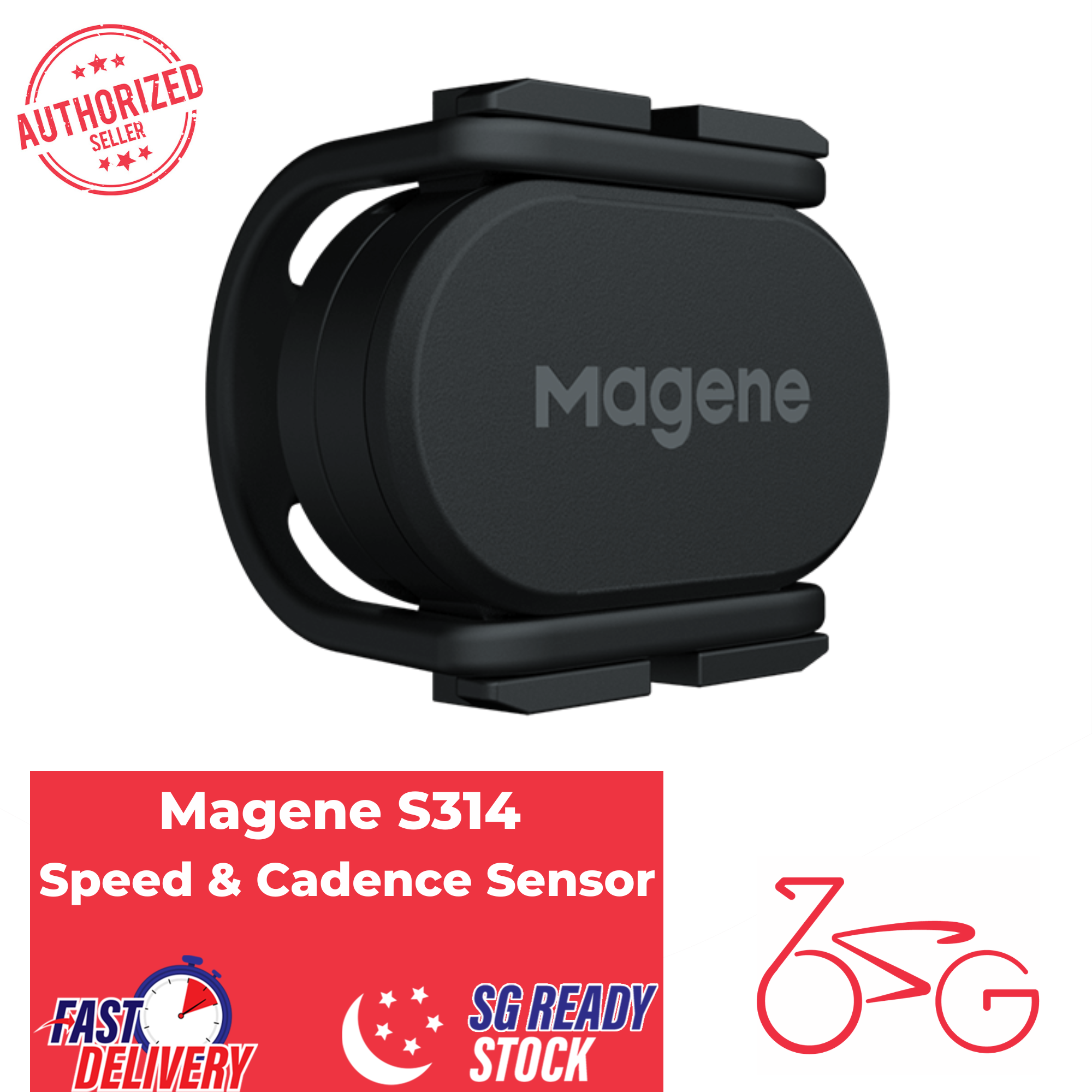 Magene S314 Cycling Cadence Speed Sensor Two in One Bike Cadence