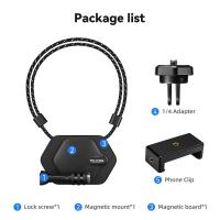 TELESIN Magnetic Pendant Lanyard Strap Chest Mount Halter Set for Smartphone / GoPro HERO / Insta360 ONE / DJI OSMO Action Camera