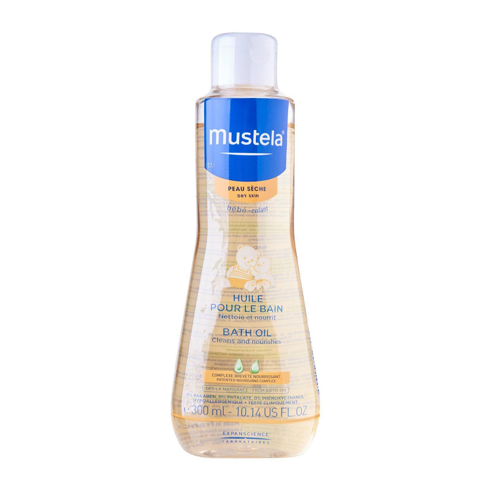 mustela bath oil for dry skin