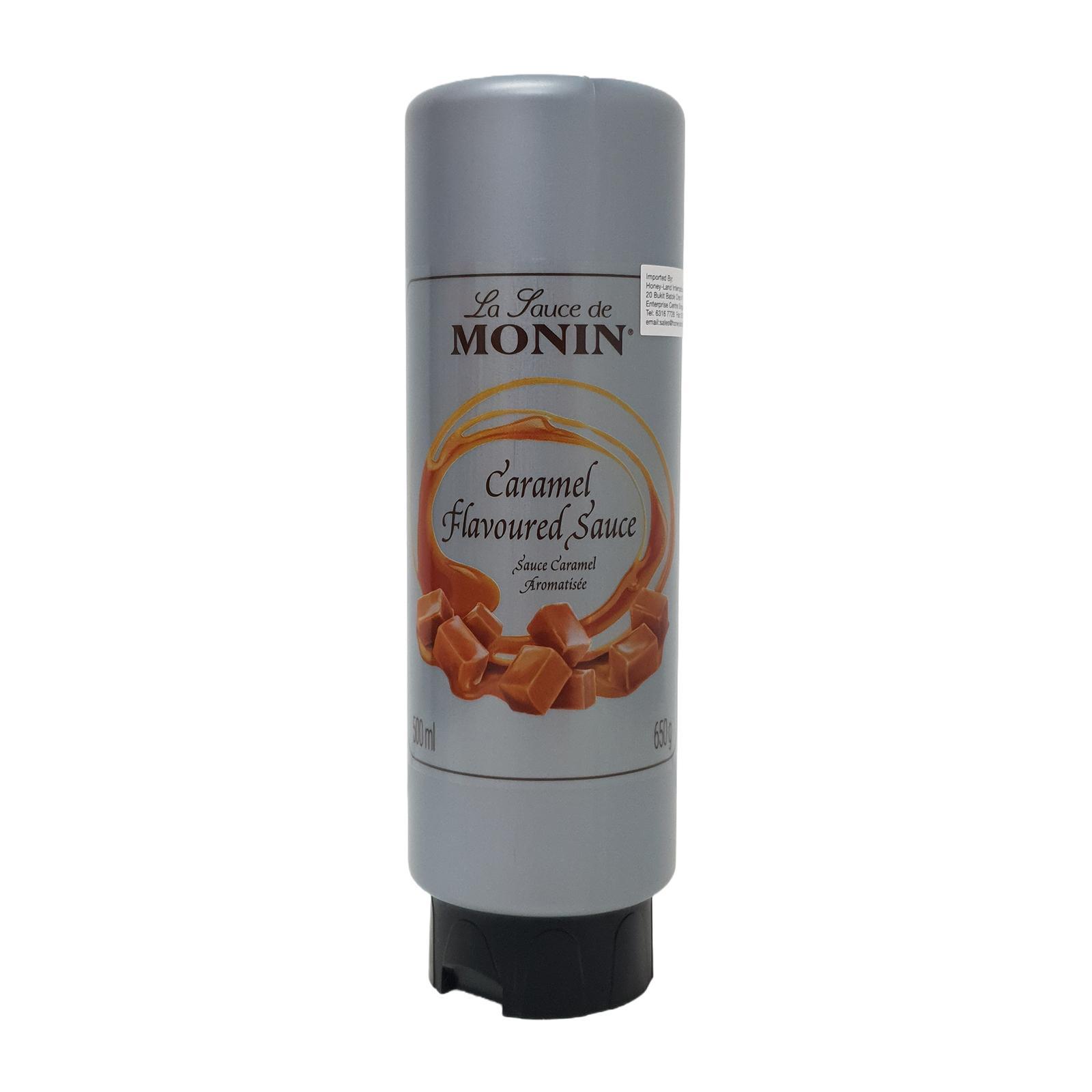 Monin Vanille 700 ml + sauce Caramel Monin 500 ml + pompe à sirop