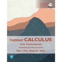 Thomas Calculus: Early Transcendentals SI Units Global Edition 15th Edition 9781292725901