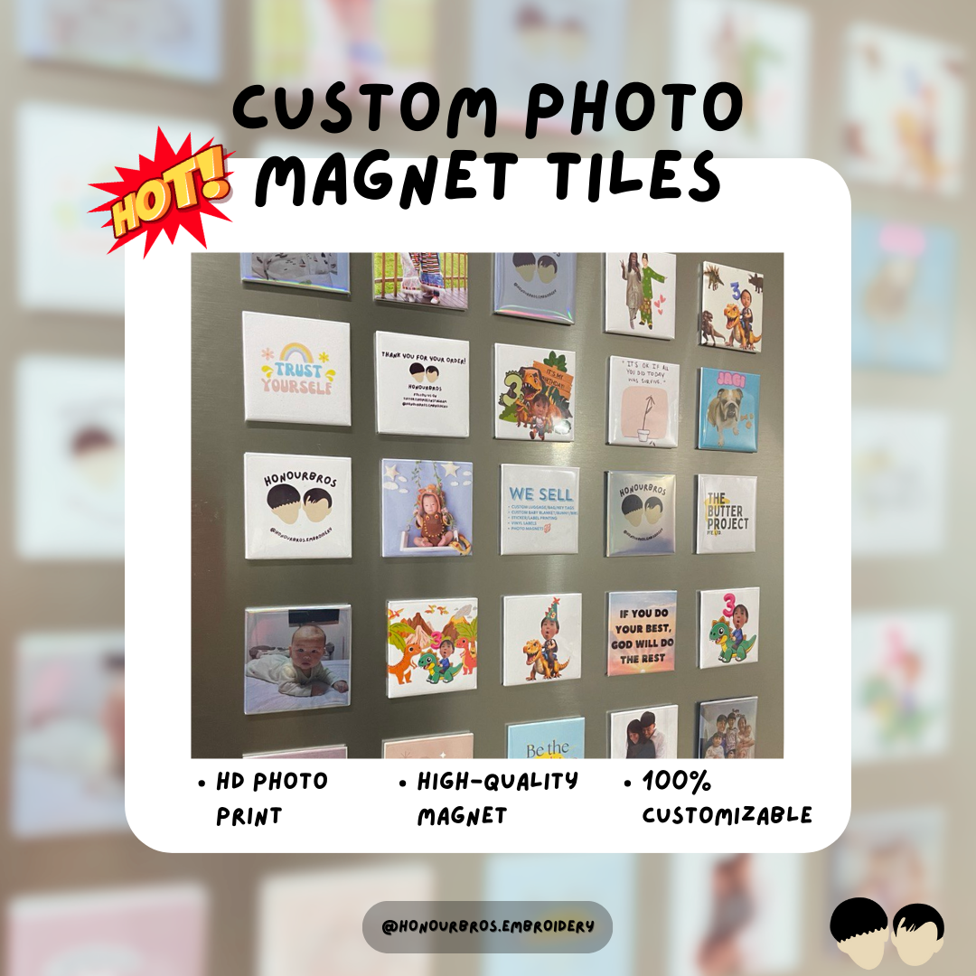 Custom Photo Magnet Tile
