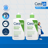 CeraVe Hydrating Cleanser for Normal to Dry Skin (88ml | 236ml | 473ml | Twin Pack 473ml X2)