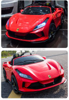 Ferrari F8 Spider Ride On Car Kids Electric Toy Car 1 Seater Remote Control Self Drive Dual Motor Bluetooth Music Fast Shipping Local Ready Stock Support Local Business