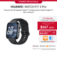 HUAWEI WATCH FIT 5 Series Smartwatch | Large LTPO AMOLED Display | Cardiovascular Health Insights | Mini-workout