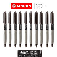 Stabilo 388 Exam Grade Retractable Ball Pen 0.5mm/0.7mm Needle Point - Blue Black Red