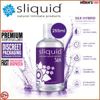 Sliquid Silk Hybrid Water Based and Silicone Lubricant Body Friendly Sex Lube For Couple All Natural Horns Toy