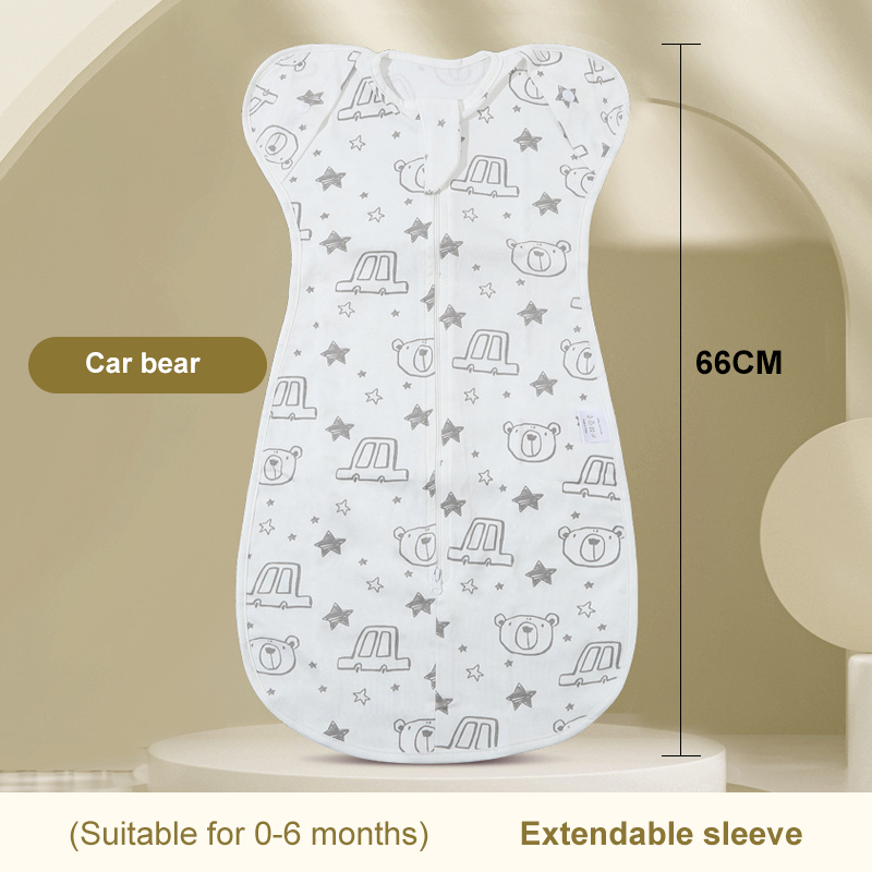 Baby Sleeping Bag Swaddle Cotton Breathable Comfortable Baby Wrap Anti-Shock Jumping Swaddle Childrens Day gift