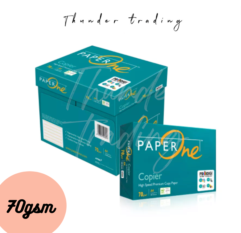 A4 70Gsm Paperone PAPER ONE Copy Paper 2 REAM / 1 CARTON