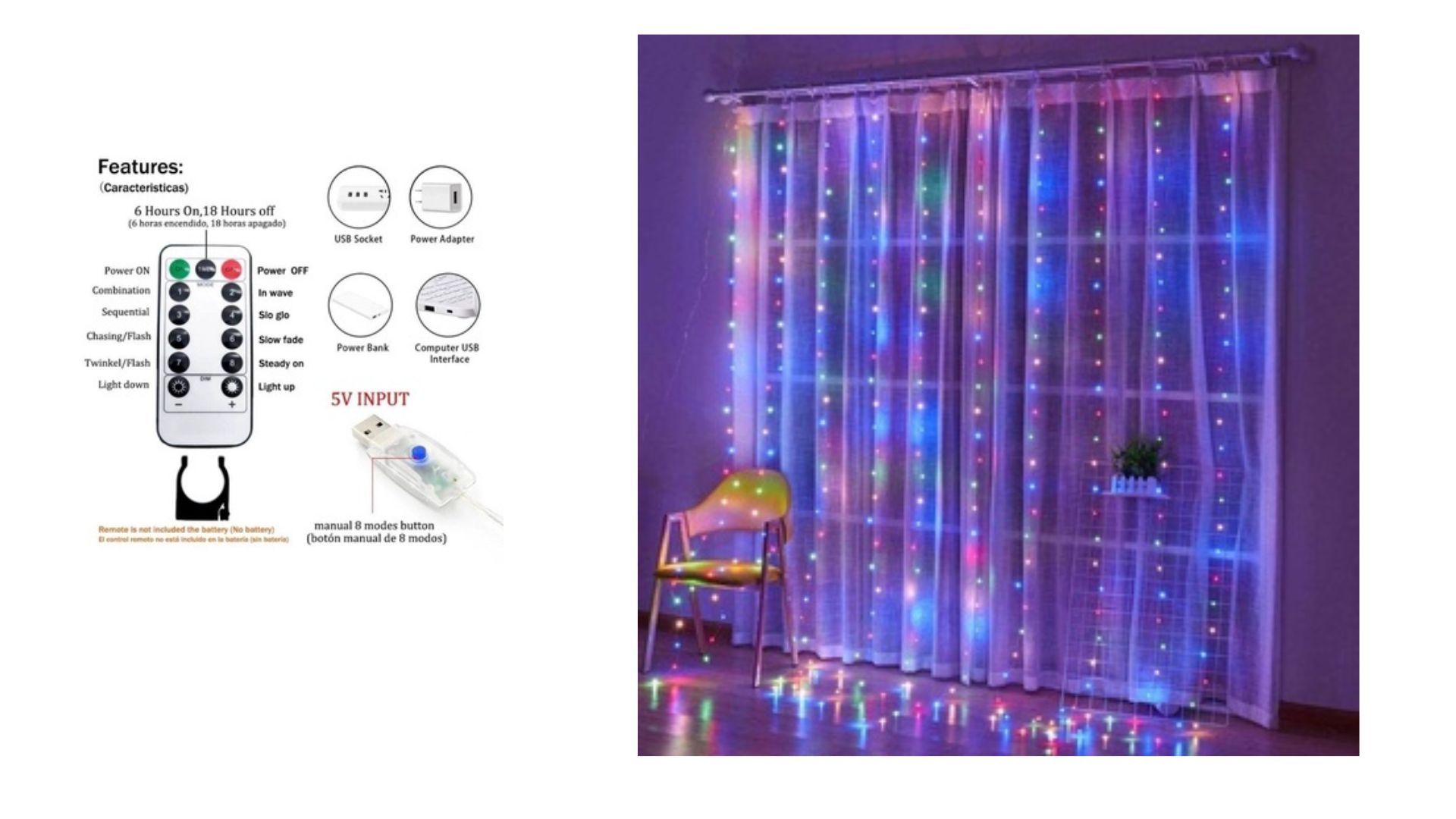 Curtain Fairy Lights 100Led 3x1M USB with remote Factory GRADE Fairy lights for Decoration Festive Events SG RDY STOCKS