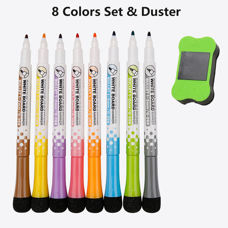 Fridge Magnet Pad Magnetic Whiteboard Calendar weekly monthly daily Planner Schedules Message Board Marker Refrigerator Memo