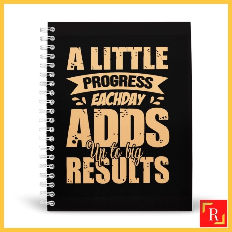 Spiral Notebook/Double Ring Notebook-(A4/A5 | Line/Blank | 80gsm)-Motivational Quotes 15|ROYCE PUBLISHING