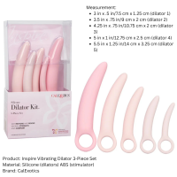 [ INSPIRE by CalExotics ] Dilator Set / Kegel & Pelvic Exercisers / Clitoral Arouser / Rechargeable Wand Vibrator