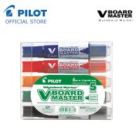 PILOT V Board Master Whiteboard Marker Set of 5 Medium Bullet - WBMAVBMMS5PBG / Chisel - WBMAVBMMCS5PBG)
