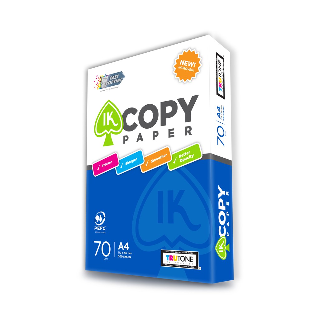 IK Copy Copier Paper A4 70gsm (One Carton)