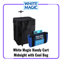 White Magic Handy Cart (30L/45L) - Waterproof | Foldable | Light-Weight | Multi-functional | Shopping Trolley Bag | Option with Cool Bag | 4 Colors  | 2 Design Available