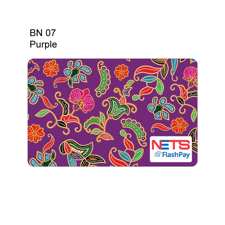 NETS FlashPay Card Singapore Heritage Batik Design | Ready Stock | Collectible Transport Card