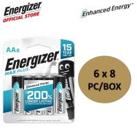 Energizer Max Plus AA 8S Batteries Enhanced Energy Battery (6 cards x 8 pack /box)