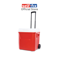 Igloo Laguna Ice Cooler Box 60 Quarts (56L) with Roller/Blue/Red