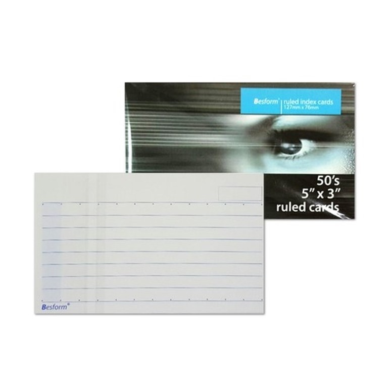 [SG] Azone Ruled Index Card 50s/ pkt [Evergreen Stationery]