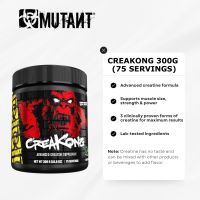 Mutant CREAKONG CX8 Creatine Monohydrate + Amino Acid Supplement Increase strength power & stamina 249g - 300g