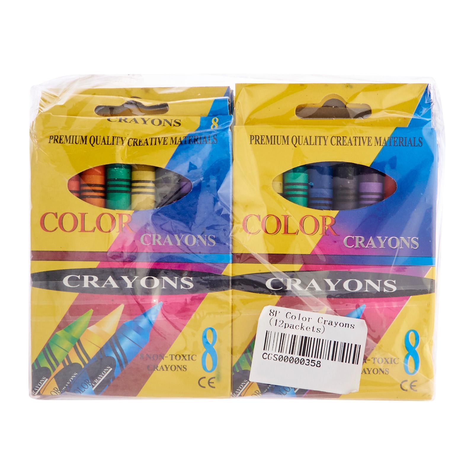CGS 8P Color Crayons 12packets