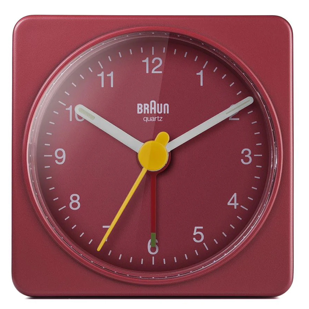 Braun Classic Travel Analogue Alarm Clock BC02