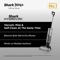 Shark Hydrovac Wet & Dry Cordless Vacuum 3-in-1 Multi Surface Cleaner Antimicrobial Brushroll Eliminate Odours Dual-Tank System LED headlights up to 30 mins run time Smart LED display 2 Year Warranty Shark WD210
