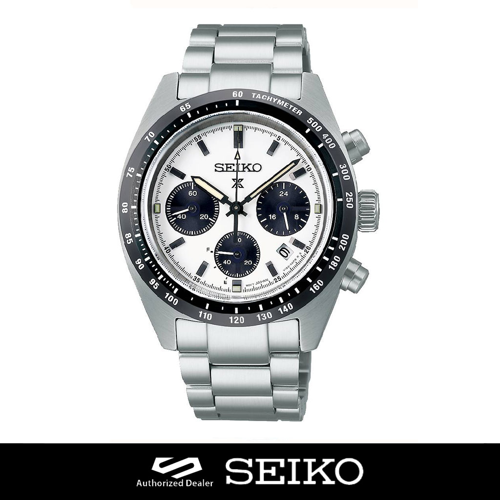 PROSPEX SSC813P1 SPEEDTIMER 1969 RECREATION SOLAR WATCH Japan Made Mens Sports Watch with Chronograph Luminous Hands and Date Display for Outdoor Activities