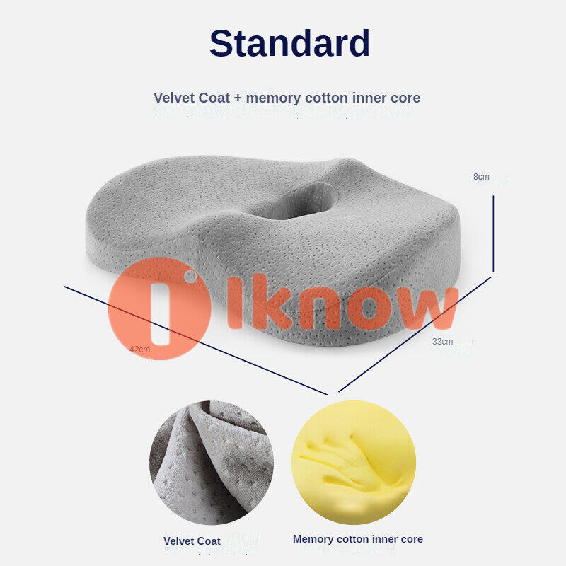 Donut Pillow Hemorrhoid Tailbone Cushion Memory Foam Coccyx SciaticaBed SoresPost-Surgery Pain ReliefOrthopedic Firm Seat Pad