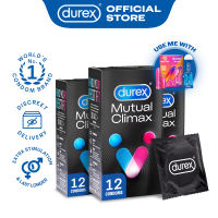 [Bundle of 3] [100% Discreet] Durex Condom Mutual Climax Condoms (12s)